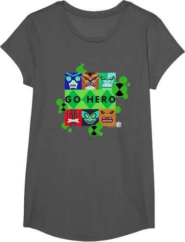 Vista 38 de Ben 10 Go Hero - Camiseta, Azul / Patchwork, S