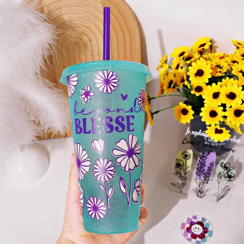 Vista 7 de TECKWRAP Rollo de vinilo adhesivo mate de 1 x 5 pies, color morado océano mate