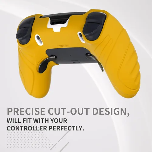 Vista 33 de PlayVital Guardian Edition Anti-Slip Ergonomic Silicone Cover Case for ps5 Edge Controller, Soft Rubber Protector Skin for ps5 Edge Wireless