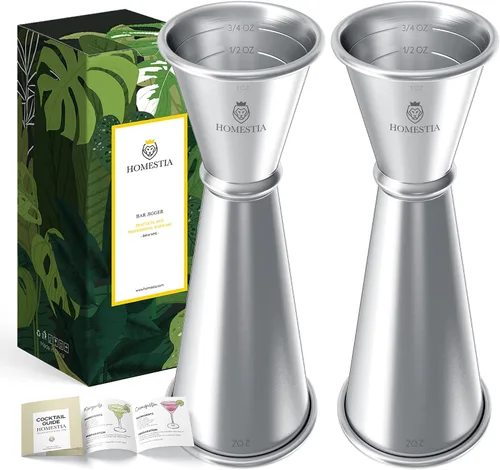 Vista 10 de Homestia Jigger para Bartending, taza de cóctel de doble medida de 2 oz y 1