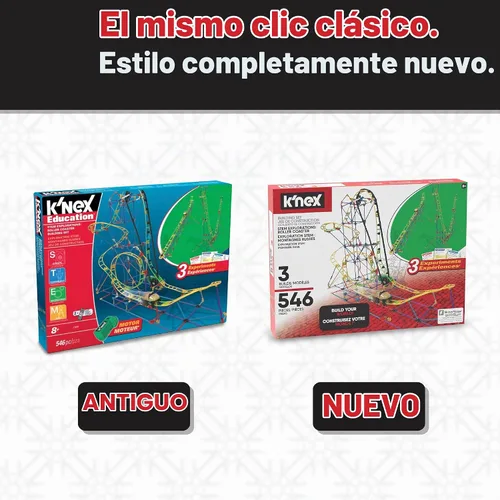 Vista 8 de K'NEX Education - Exploraciones STEM: Set de construcción de montaña rusa, 546 piezas, set de construcción creativa, a partir de 8 años