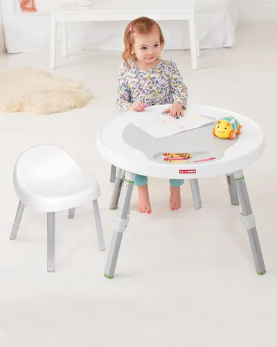 Vista 6 de Skip Hop Baby 3 en 1 Grow with Me Set con centro de actividades y sillas para niños pequeños, explora y más