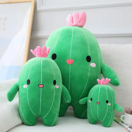 Vista 6 de AngelGift Muñeco de cactus grande y suave de peluche, animales de peluche de cactus, juguete de peluche, juguetes de peluche de cactus, el mejor