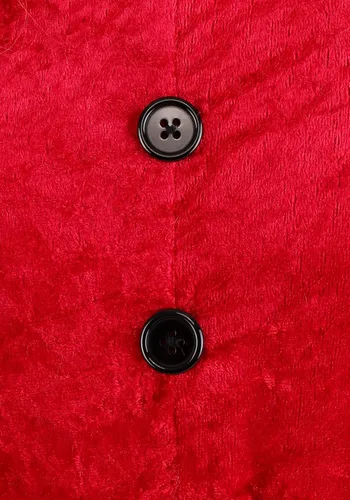 Vista 8 de Disfraz de Mrs. Claus, vestido y sombrero de Navidad rojo