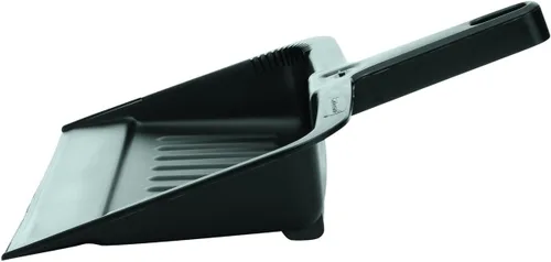 Vista 3 de Rubbermaid Commercial Products - Recogedor de alta resistencia, color carbón y escoba comercial de 12 pulgadas, color amarillo, cerdas naturales