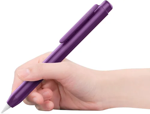 Vista 17 de Estuche con Soporte MoKo para Lápiz Apple 1ª Generación, Funda Protectora Retráctil para Lápiz iPad con Clip Resistente, Rosa Funda protectora