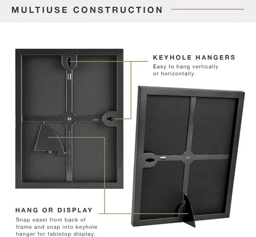 Vista 76 de MCS Marco de formato Room Essentials - 8.5x11' (negro)