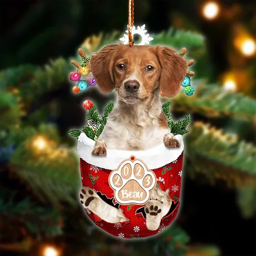 Vista 37 de NAZENTI Adorno Navideño de Bolsillo Personalizado de Affenpinscher en la Nieve, Adorno de Forma Acrílica de Perro, Adorno de Navidad 2023, Adorno