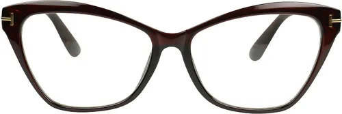 Vista 4 de ShadyVEU Lentes de sol sexy de ojo de gato con lentes transparentes, M