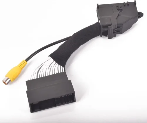 Vista 3 de Adaptador de arnés de video de cámara de respaldo de 54 pines compatible con Ford Sync 2 y Sync 3 Converter para Ford y Lincoln
