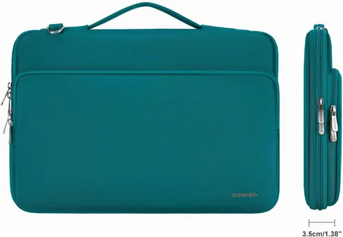 Vista 4 de DOMISO 360 Funda protectora para laptop MacBook Air M5 de 15 pulgadas Turquesa