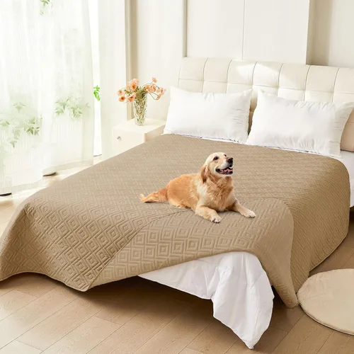Vista 116 de hyha Manta impermeable para perros, funda suave para cama de perro, mantas para mascotas, funda impermeable para sofá y sillón para perros lavable