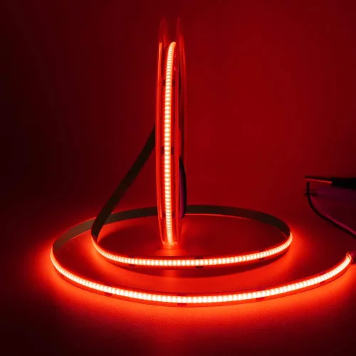 Vista 10 de COB - Tira de luces LED, 16.4 ft/16.4 pies, flexible, flexible, flexible, flexible, luces de cuerda LED COB, 12 V, 320 LEDs/m, blanco cálido, 3000