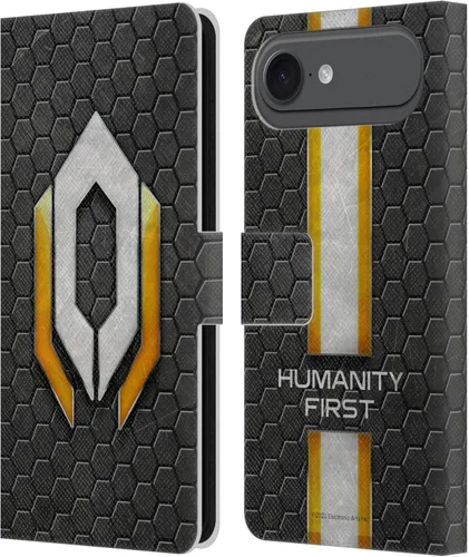 Vista 105 de Head Case Designs Funda de piel con licencia oficial de EA Bioware Mass Effect Cerberus Logo Graphics tipo cartera compatible con Apple iPhone 11