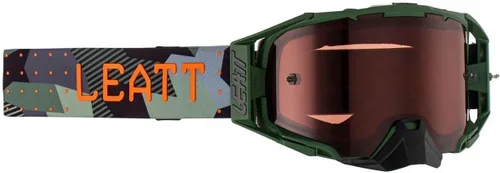Vista 2 de Gafas Leatt Velocity 6.5 Adulto (Verde con Lente Rosa)