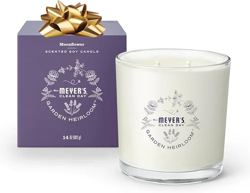 Vista 19 de Mrs. Meyer's Vela aromática de soja para aromaterapia, 35 horas de tiempo de combustión, hecha con cera de soja y aceites esenciales, edición