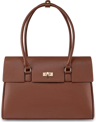 Vista 12 de LOVEVOOK Bolso de Mensajero para Computador Portátil para Mujeres, Bolso de Hombro Cruzado para Computador y Negocios, Profesional, Bolso de Mano