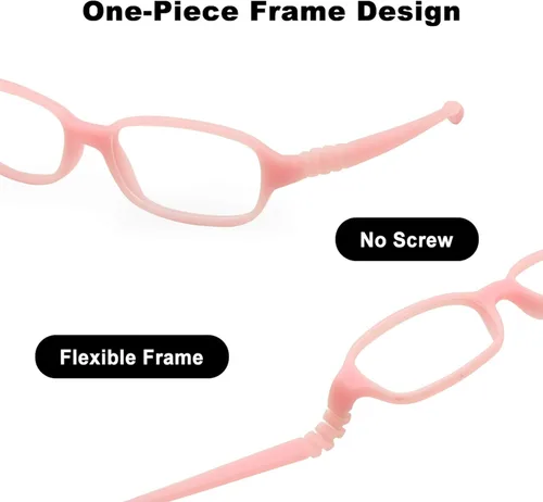 Vista 4 de Marco universal para gafas ópticas para niños sin atornillar tamaño curvo 4716