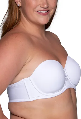 Vista 2 de Vanity Fair Women's Beauty Back Smoothing Strapless Bra, 4-Way Stretch Fabric, Lightly Lined Cups Up to H