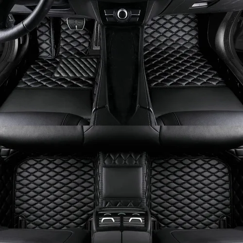 Vista 21 de Alfombrillas personalizadas para Prado Sedan 2000-2023, cobertura completa de accesorios para piso interior del vehículo (beige)
