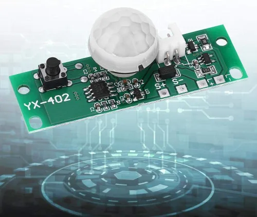 Vista 5 de Walfront Placa de circuito de lámpara solar de 3.7 V con sensor humano infrarrojo inducción luz nocturna luz de pared Control Sensor controlador