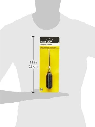 Vista 3 de Klein Tools Punzón de rascar 650 con mango de 3-12 pulgadas y agarre de cojín, fabricado en Estados Unidos