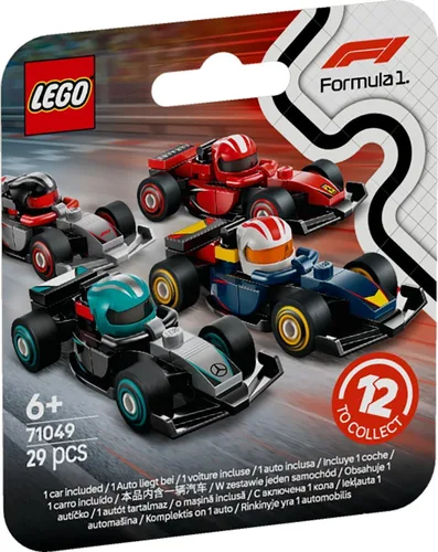 Vista 3 de LEGO 71049 F1 Coches de carreras coleccionables al azar Juego de 1 coche de carreras - Uus.