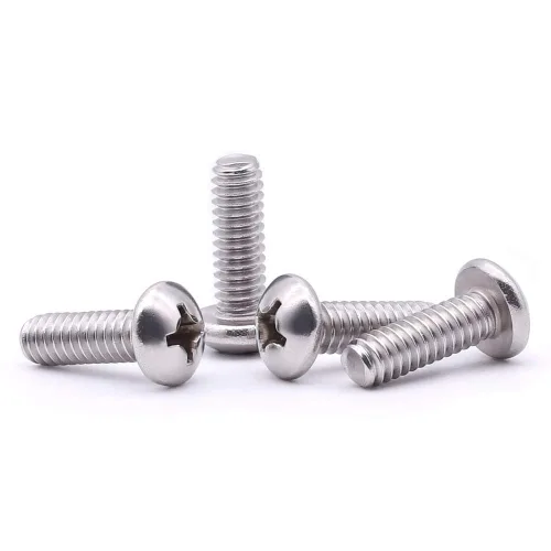 Vista 13 de Tornillo de máquina de cabeza cilíndrica #2-56 x 1/4", ranurado Phillips, acero inoxidable 304 18-8, acabado brillante, rosca completamente