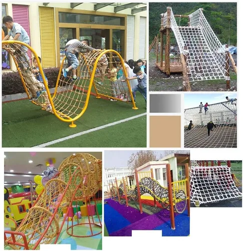 Vista 6 de Jardín Escalada Marco Net Patio al aire libre Patios Balcón Protección Red de Jardín Red de Jardín Parque Infantil Escalada Red de Resistencia
