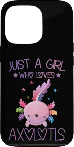 Vista 10 de Just A Girl Who Loves Axolotls Lover Gifts Kawaii Axolotls Case for iPhone 17