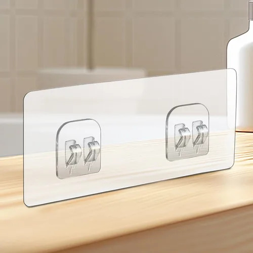 Vista 3 de Shower Shelf Fixing Adhesive 4 Pieces Adhesive Pads
