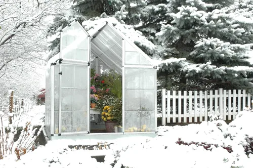 Vista 4 de Snap & Grow invernadero de 6 pies, plateado, tamaño: 6' x 8', Plateado
