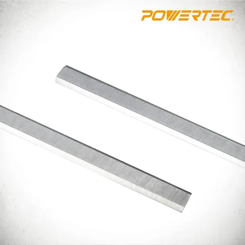 Vista 2 de POWERTEC Cuchillas cepilladoras de 12-1/2 pulgadas para cepilladora Wilton 99178, 34463, juego de 2 (128184)