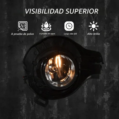 Vista 3 de Luces antiniebla compatibles con Nissan Frontier 2005-2009 2005-2012 Nissan Pathfinder parachoques conducción faros antiniebla con interruptor
