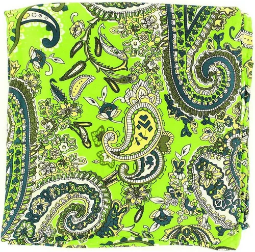 Vista 2 de M & F Western Paisley Silk Wild Rag Lime Talla única para hombre, Lima, Talla única