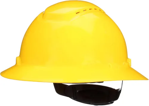 Vista 12 de 3M Hard Hat SecureFit H-800 Series Casco de seguridad estilo ala completa con sensor Uvicator, suspensión de trinquete de difusión de presión de 4