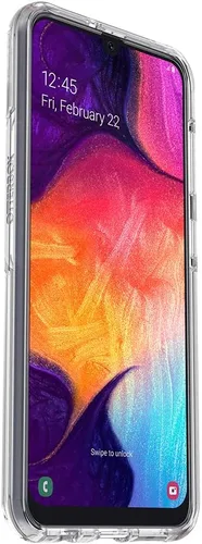Vista 3 de OtterBox Symmetry Clear Series - Funda para Samsung Galaxy A50, embalaje al por menor, transparente