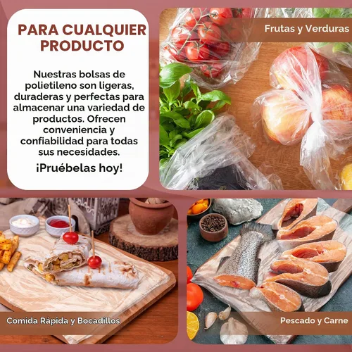Vista 4 de Hojas de plástico transparente APQ, 12 x 10.75 pulgadas. Paquete de 10,000 envolturas para sándwiches