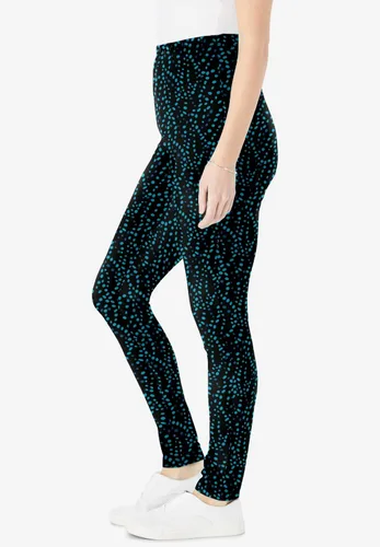 Vista 3 de Woman Within Calzas de mujer, tamaño grande, diseño floral
