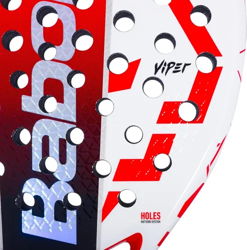 Vista 5 de Babolat Technical Viper Juan Lebron - Pala de pádel (blanco/rojo)