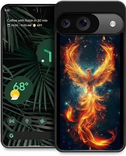 Vista 223 de Compatible con Google Pixel 4A 5G Mobile Case Creative Acrylic Panel trasero Silicona Protección Grip especialmente diseñado para Google Pixel 4A 5G