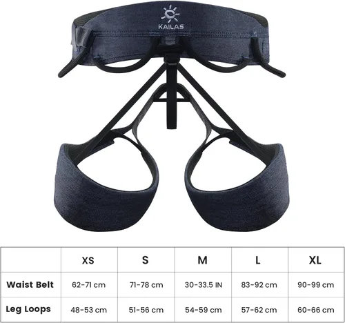 Vista 7 de KAILAS Airo Rock Climbing Harness Men Roofing Harness Safety Belt Mountaineering Rappelling Harness Women Adjustable