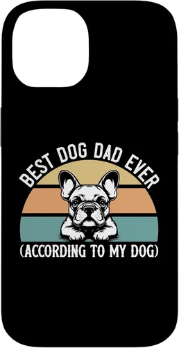 Vista 4 de French Bulldog Lover Best Dog Dad Ever Funny Pet Parent Gift Case for iPhone 17