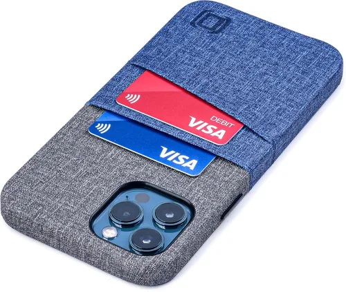 Vista 10 de Dockem Funda tipo cartera para iPhone 12 y iPhone 12 Pro: Placa de metal integrada para montaje magnético y 2 tarjeteros de crédito: 6.1" Luxe M2