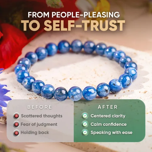 Vista 23 de Conscious Items Pulseras espirituales para mujeres y hombres, pulsera de cristal curativo con piedras naturales para meditación, alineación