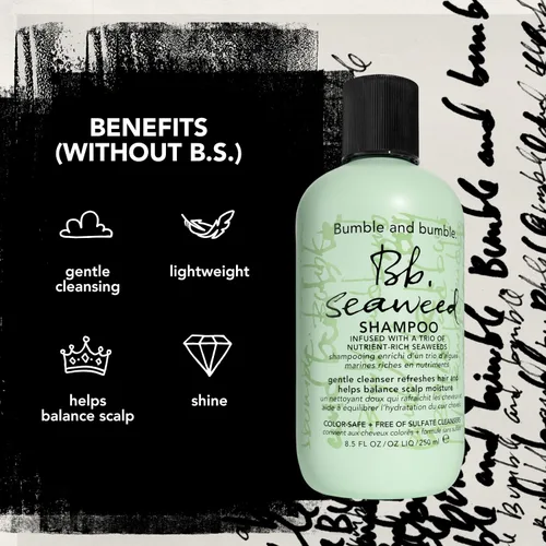 Vista 6 de Bumble and bumble. Seaweed Hydrating Shampoo Gently Cleanses Without Stripping Improves Scalp Hydration Sulfate Cleanser Free For Fine to