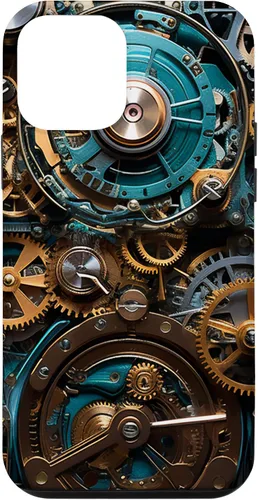 Vista 16 de Mechanical Steampunk Gears Internal Cogwork Mechanism Case for iPhone 17