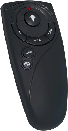 Vista 5 de Nuevo UC7083T - Control remoto de repuesto para cable de ventilador de techo Hampton Bay, menos control de luces con soporte de pared