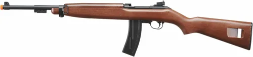 Vista 2 de GoldenBall UK Arms Airsoft M1 Carabina Segunda Guerra Mundial Réplica de rifle de resorte - Madera (cargador de velocidad incluido)