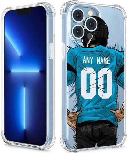 Vista 23 de Funda protectora personalizada con nombre y números para iPhone 15, 14, 13, 12, 11 Xs Max XR 8 7 6 Plus 11 Pro Mini, delgada, a prueba de golpes